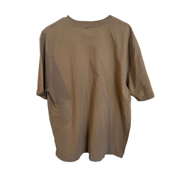 Carhartt Men's Tan Loose Fit Heavyweight Short-Sleeve Pocket T-Shirt Size Large - Picture 4 of 6